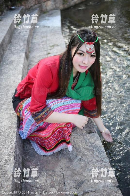 MyGirl美媛馆 - 这组小夕juju的泳池写真，果然没让人失望。
