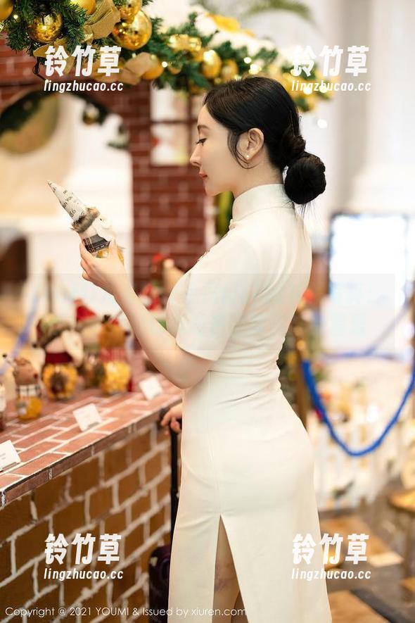 YouMi尤蜜荟-鱼尾fish YouMi尤蜜荟 - 鱼尾fish的礼服写真:想用它来掩饰我对芒果冰淇淋的喜爱